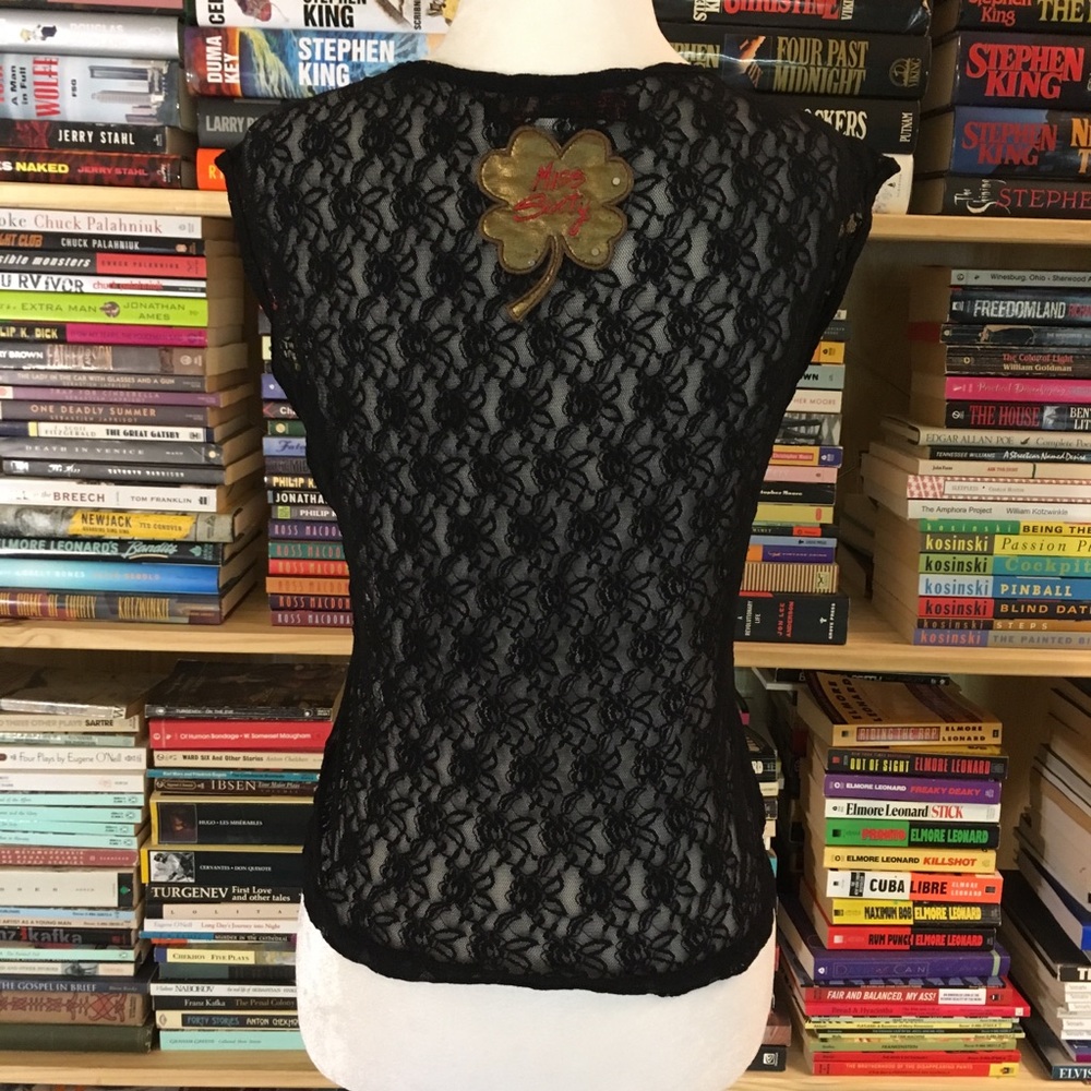 Sleeveless lace Miss Sixty KISS ME! top - Picture 2 of 8